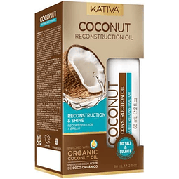 Aceite De Coco Reconstruccion Y Brillo Capilar Kativa 60 Ml
