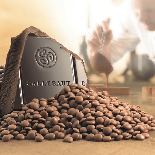 Chocolate Callebaut Gold Sin Colorante 400 Gramos