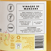 Vinagre De Manzana Organico Con Curcuma Jengibre Manare 500 ml