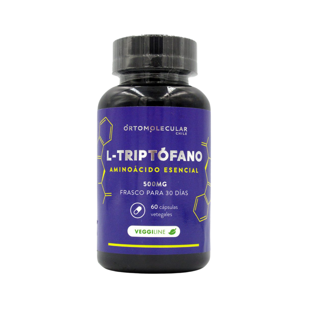 L Triptofano Con Glutamina 60 Caps 500 Mg Ortomolecular 1