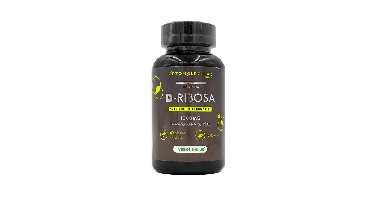 D Ribosa 1000 Mg 60 Caps Energia Animo Fatiga Ortomolecular