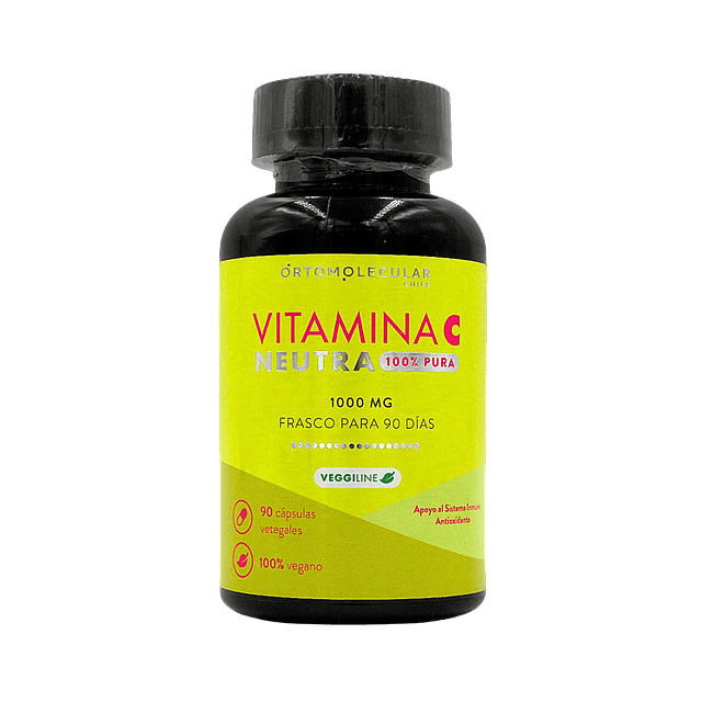 Vitamina C Neutra 1000 Mg 90 Caps Inmunidad Ortomolecular