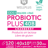 Wellplus Probiotico 40b Cranberry 120 Infecciones Urinarias