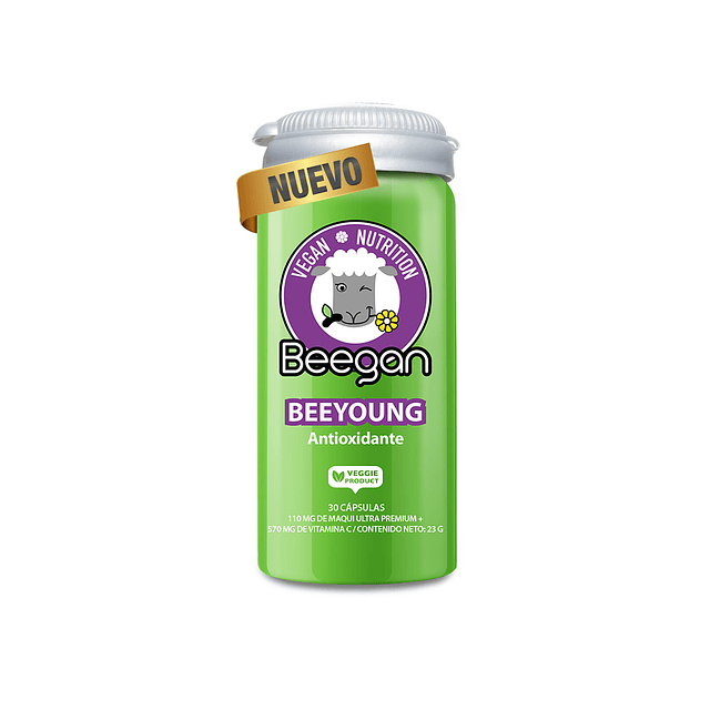 Beegan Beyoung Antioxidante Vegano Maqui Con Vitamina C