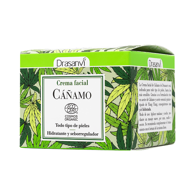 Drasanvi Crema Facial Hemp Seborreguladora Aceite Ylang