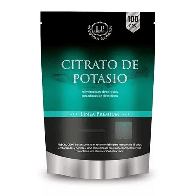 Lp Citrato De Potasio Puro En Polvo 100 Gramos Doypack