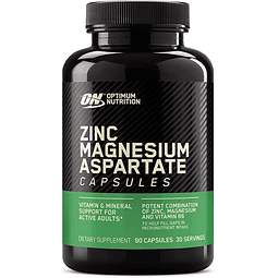Optimum Nutrition Zma Zinc Magnesio Aspartate 90 Capsulas