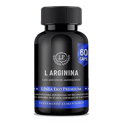 L Arginina Premium Ox Nitrico 60 Cap Rendimiento Fisico Lp