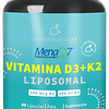 Ortomolecular Vitamina D3 K2 Liposomal 60 Cap Huesos Corazon