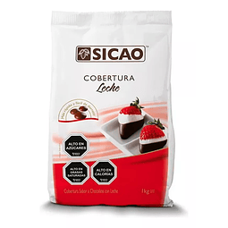Chocolate Cobertura Leche Sicao 1 Kg Alta Fluidez Callebaut