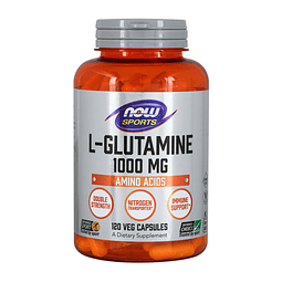 Now L Glutamina 1000 Mg Aminoacido Double Strength 120 Caps
