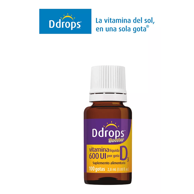 Vitamina D3 600 UI En Gotas Ddrops Colecalciferol Canada