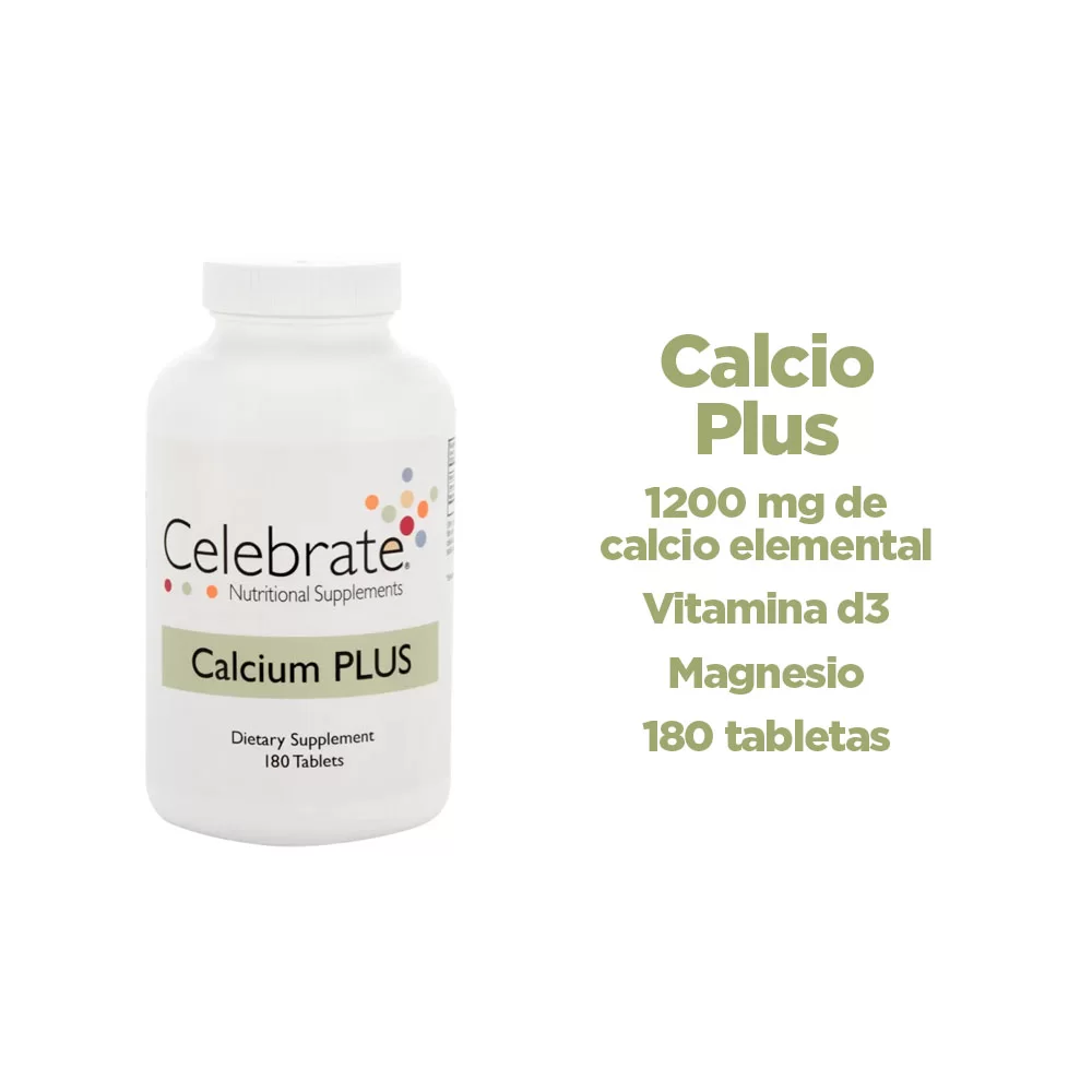 Citrato De Calcio Plus 180 Tab. Celebrate Vit D Magnesio Usa 3