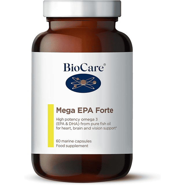 Biocare Mega Epa Forte Omega Alta Potencia 60 Capsulas