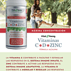 Vitamina C + D + Zinc 60 Capsulas Libre De Alergenos