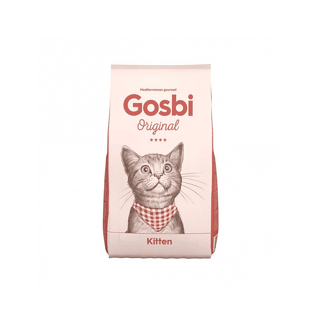 Gosbi Original Kitten Gatito 3 Kg Proteina Pollo Salmon Atun
