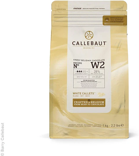 Chocolate Callebaut Blanco Leche 1 kg Belga 