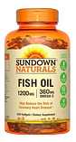 Fish Oil 1200 Mg Aceite Pescado 200 Softgels Sundown  - Miniatura 1