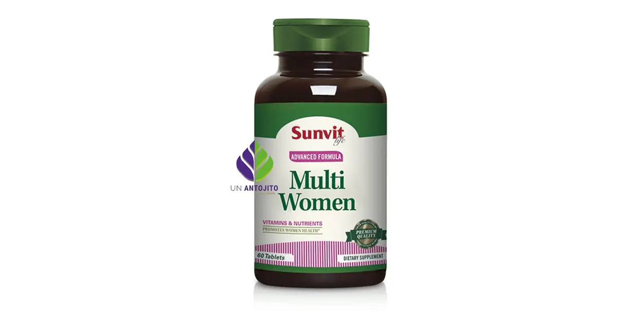 Multivitaminico Mineral Multi Women Sunvit 60 Tabletas