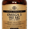 Triple Strength Purificado Omega 3 950 Mg 100 Soft Solgar