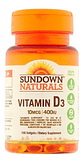 Vitamin D3 10 Mcg 400 Iu  100 Sundown Inmune - Miniatura 1