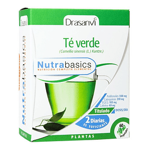 Te Verde En 60 Capsulas Vegetales Drasanvi Antioxidante