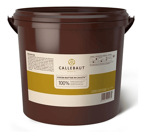 Manteca De Cacao Belga Balde 3 Kgs Cocoa Butter Callebaut 