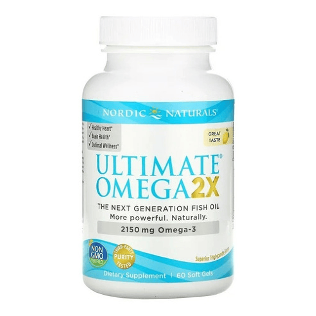 Omega 3 Ultimate Omega 2x 2150 Mg 60 Sofgel Nordic Naturals