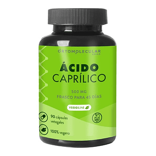 Acido Caprilico 500 Mg Fungicida Antibaceriano Ortomolecular