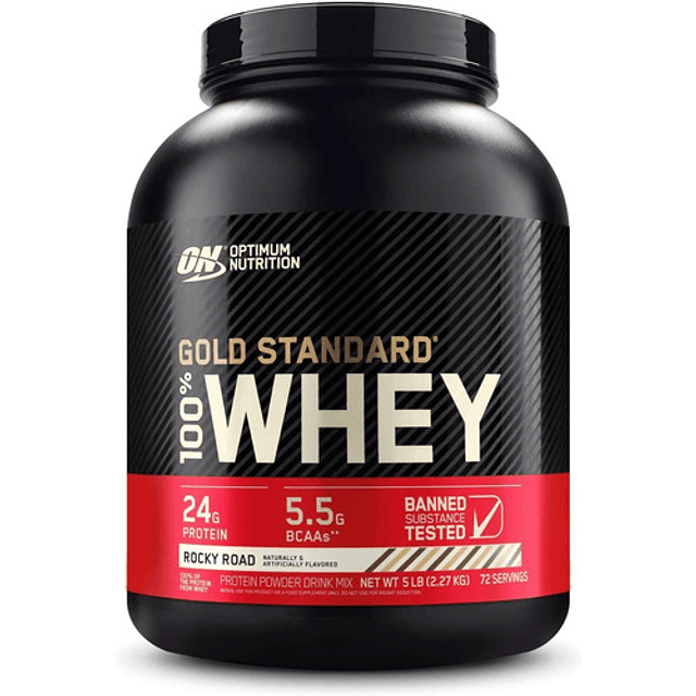 Whey Gold Standard 5lbs Rocky Road On 2.27 Kg 73 Servicios