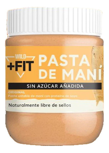 Wild Foods Pasta De Mani 100% Sin Azucar Cremosa 340 Gramos 1