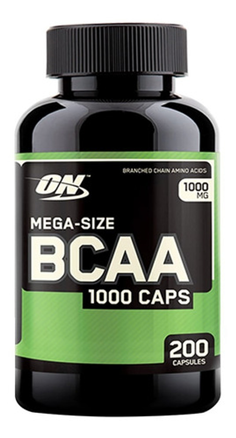 Optimum Nutrition Mega-size BCAA 1000 Caps 200 Capsulas
