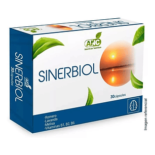 Sinerbiol En Capsulas 30 Anti Stress Calmante Relajante Anc