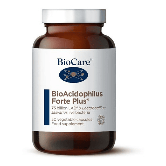 Biocare Bioacidophilus Forte 75 Billones Probiotico Premium