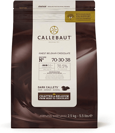 Chocolate Amargo 70% Callebaut 2.5 kg