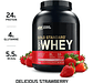 Optimum Nutrition  Proteína Gold Standard 100% Whey Proteína Sabor Delicious Strawberry En Pote De 2.27kg - Miniatura 3