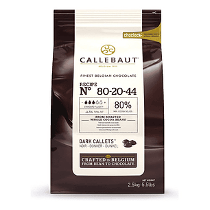 Chocolate Amargo 80% Callebaut 2.5 Kg Belga