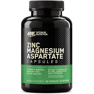 Optimum Nutrition Zma Zinc Magnesio Aspartate 90 Capsulas