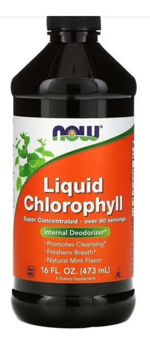 Clorofila Liquida Super Concentrada Now 473 Ml