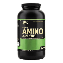 Optimum Nutrition Amino 2222 320caps Aminoacidos Sabor Sin Sabos