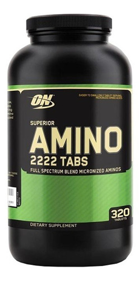 Optimum Nutrition Amino 2222 Aminoacidos 320 caps