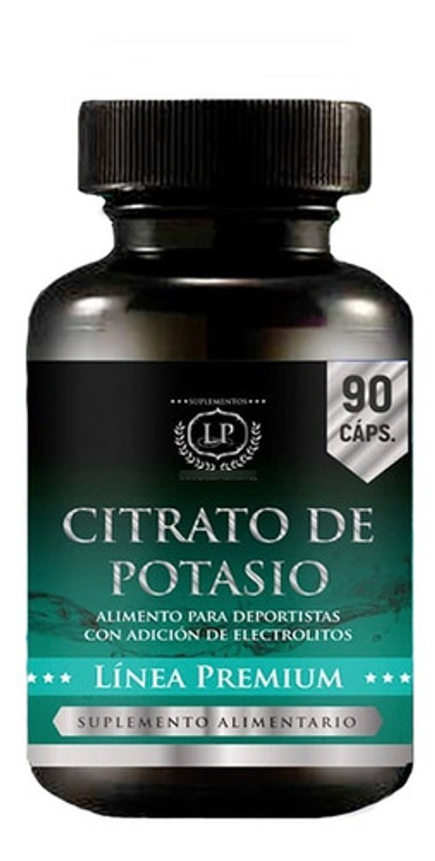 Citrato De Potasio Puro 90 Caps Linea Premium