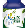 Suplemento  Zinc, Vitamina C Y Magnesio 60 Caps Anc