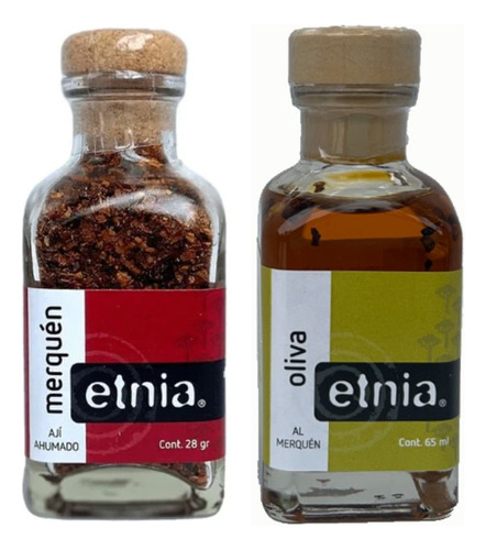 Etnia Pack Merken Ahumado Mapuche Y Aceite De Oliva Merken 1