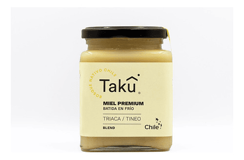 Taku Miel Premium Cruda Batida Natural 555 Gramos Variedad
