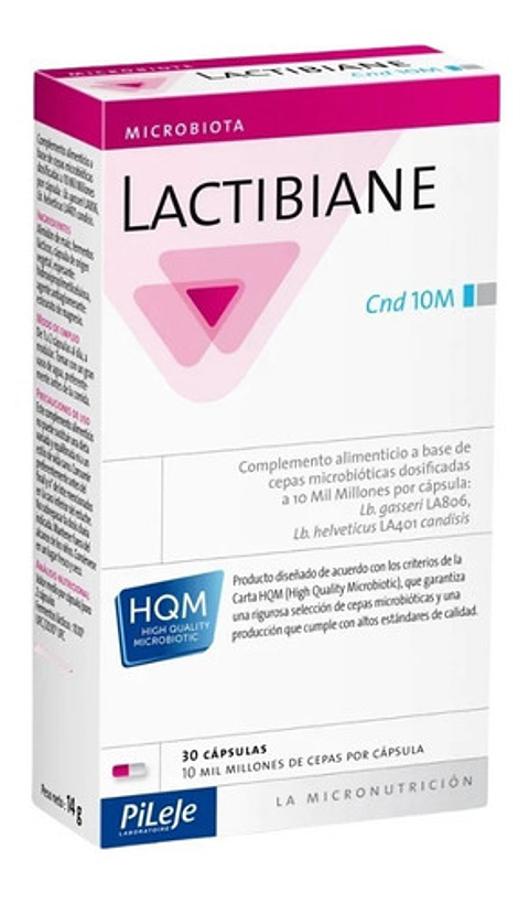 Lactibiane Cnd 30 Caps Probiótico Pileje