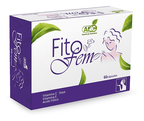 Fitofem 60 Capsulas Cuidado Femenino Menopausia ANC