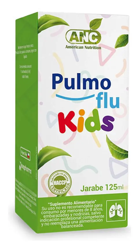 Pulmo Flu Kids (niños) Jarabe 125 Ml ANC Naranja