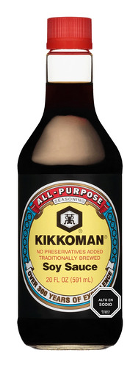 Salsa De Soya Kikkoman 591 Ml Naturalmente Fermentada 