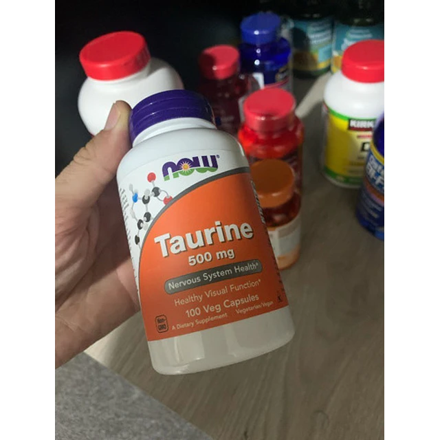 Now Foods: 250 cápsulas taurina para la salud del